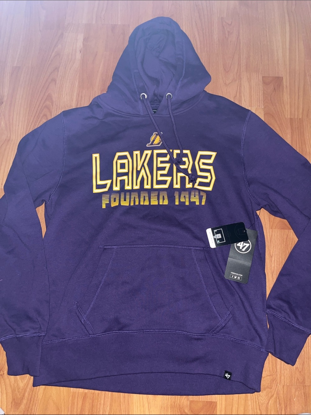 47 Brand Los Angeles Lakers Purple & Yellow Hoodie